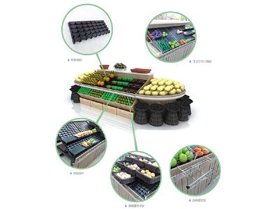 點擊查看詳細信息<br>標題：果蔬架-98 鐵木結(jié)合 閱讀次數(shù)：1227